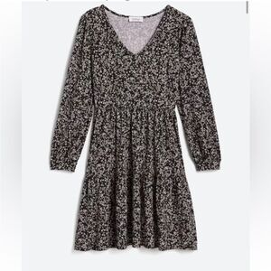 Kaileigh Magdalena Knit Tiered‎ long sleeve dress 1X Stitch fix nwt